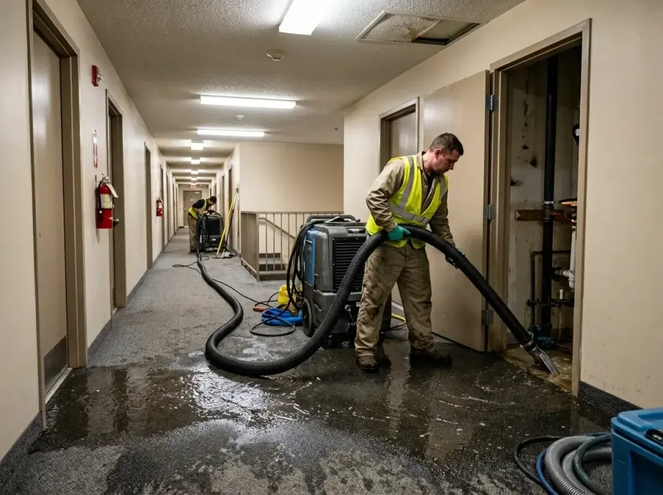 multi-unit-apartment-hallway-f-005 — frequently asked questions, Emergency Burst Pipe Water Extraction & Removal in Winooski…